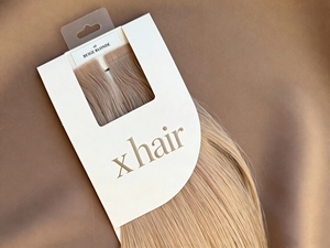 Extensions de cheveux vierges européens de qualité supérieure, cuticules intactes, à bandes adhésives invisibles, extrémités épaisses, avec bande PU invisible - Product Image 1