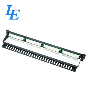 Panneau de brassage vierge 19 pouces 1U 24/48 ports UTP FTP avec gestion des câbles Cat6A/CAT6/Cat6E 110/Krone/Dual IDC - Product Image 4