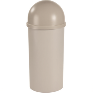 Cestino per rifiuti Marshal da 57 litri con coperchio a battente per uso esterno - Product Image 2