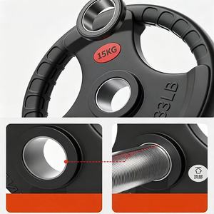 Piastre <span class=keywords><strong>Pesi</strong></span> Regolabili Commerciali per <span class=keywords><strong>Palestra</strong></span> con Tre Impugnature, in Acciaio Rivestito in Gomma, Portatili, <span class=keywords><strong>Pesi</strong></span> Multipli in <span class=keywords><strong>KG</strong></span> e LBS - Product Image 5