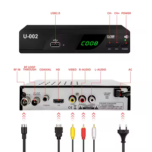 Decodificador de <span class=keywords><strong>TV</strong></span> Digital <span class=keywords><strong>TDT</strong></span> U-002 Dvbt2 H.264, Decodificador DVB T2 H.264, Electrónica de Consumo, Receptor DVBT2 1080p, Set Top Box - Product Image 2