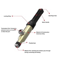Kit de Prueba de Presión G25A para Conexiones Internas de Tubos con Espiga, Prueba de Fugas de Aire a 3 Bares B2B
