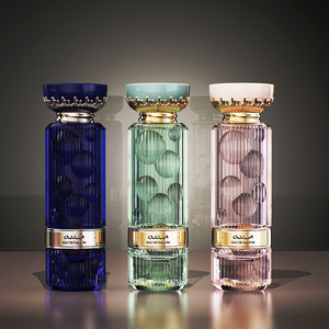 Bottiglia di vetro di profumo personalizzato di lusso 50ml 100ml flaconi <span class=keywords><strong>Spray</strong></span> di profumo chiaro quadrato vuota bottiglia di profumo di vetro di lusso - Product Image 1