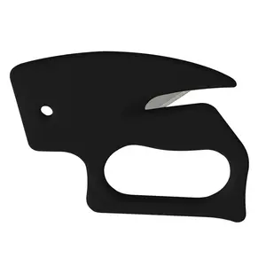 مخصص حرف شعار الفتاحات مظروف بلاستيك المشقق شفرة حلاقة ورقة سكين الحيوان شكل مربع فتاحة