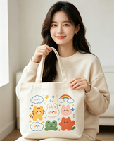 Sac fourre-tout en tissu non tissé réutilisable, écologique, personnalisable, très populaire, nouveau style 2026, pour le shopping