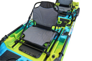 Kayak modulaire de pêche à pédale Kayak à pédale pour 2 personnes Kayak pliant détachable avec pédale fabriqué <span class=keywords><strong>en</strong></span> Chine 3 ans de canoë - Product Image 6