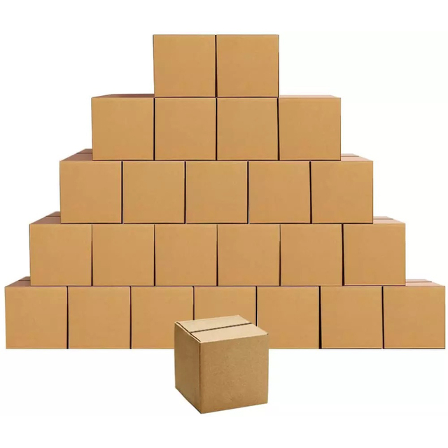 Custom-Made Half-Height Express Airplane Packaging Boxes Corrugated Board Moving Cartons Matt Lamination for Promotions