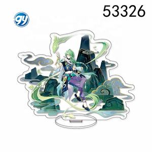 Support en acrylique <span class=keywords><strong>Genshin</strong></span> Impact Scaramouche Zhongli <span class=keywords><strong>Ningguang</strong></span>, personnage de jeu, décoration de bureau - Product Image 5