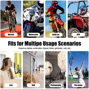 Nhà sản xuất trực tiếp tay lái xe đạp cực gắn Kẹp xe máy gắn cho insta360 <span class=keywords><strong>Gopro</strong></span> Hero 13 12 11 10 9 8 <span class=keywords><strong>Camera</strong></span> hành động - Product Image 6