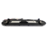 Lampu Strobo LED Bar Baru JZ TECH TBD-8700B- 1.2m Dua Warna Berkedip 12V/12-24VDC Ukuran Penuh Aksesoris Sirine Speaker Mobil