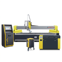 Machine de découpe à jet d'eau CNC Bridge Sawjet, découpeuse à jet d'eau 5 axes, haute précision pour la fabrication de tôles métalliques