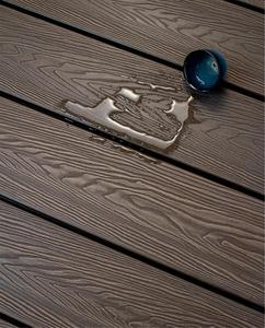 Không thấm nước 18mm dày <span class=keywords><strong>WPC</strong></span> decking nhấp chuột-Cài đặt ngoài trời Laminate sàn gỗ nhựa bên ngoài với thời tiết kháng - Product Image 5