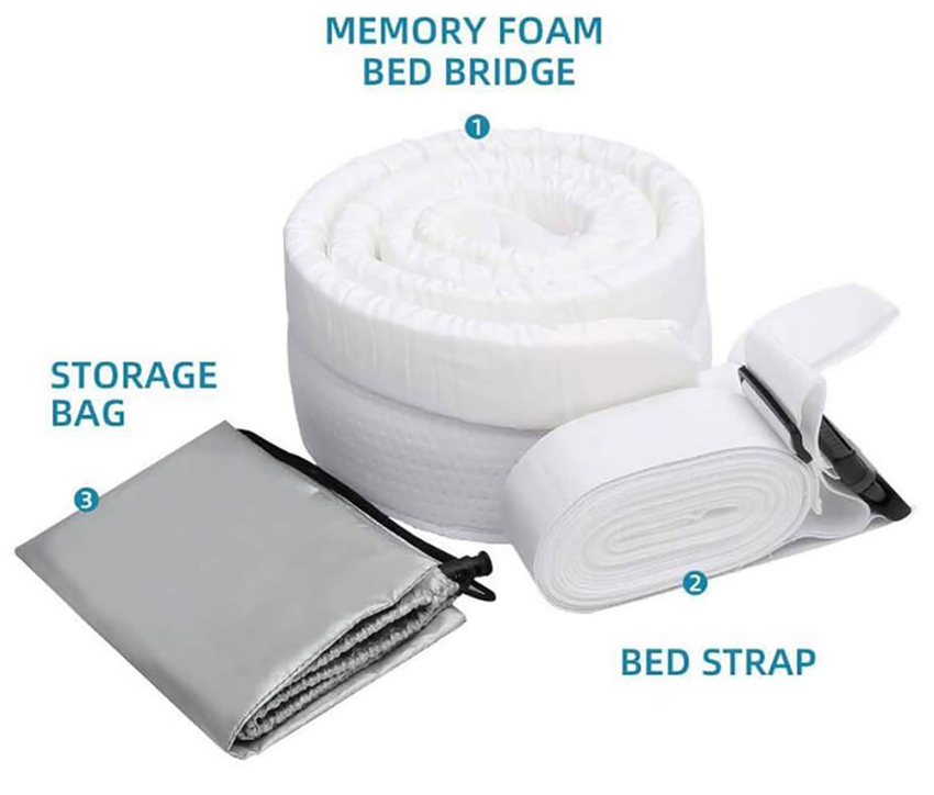 Bed Seam Plug Double Bed bridge Mattress Connector Belt