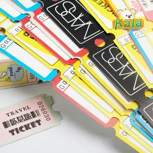Billetes de canje de papel personalizados de 180g, billetes de lotería, billetes de juegos