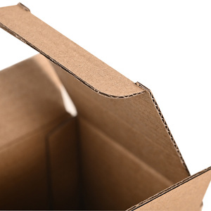 Cajas de cartón plegables de papel de color Qiyou, caja de embalaje de papel kraft de 3 capas para impresión personalizada en lotes pequeños - Product Image 3