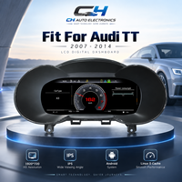 Untuk Audi TT 2008-2014 Layar Digital Dashboard Speedometer Instrument Cluster Pengganti Plug and Play