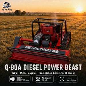 Moteur à essence haute puissance 12HP, autopropulsé, sans fil, télécommandé, chenilles, moteur sans balais, tout-terrain Q-80A - Product Image 3