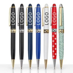 Luxury Office Executive Business Style Gift Set Metal Gel <b>Pens</b> Stationery Custom Logo Printed for Men - Product Image 1