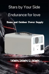 Station d'alimentation portable solaire MPPT à onde sinusoïdale pure haute puissance 2500W LiFePO4 1000Wh/2048Wh/2500Wh ESS pour voiture et camping - Product Image 3