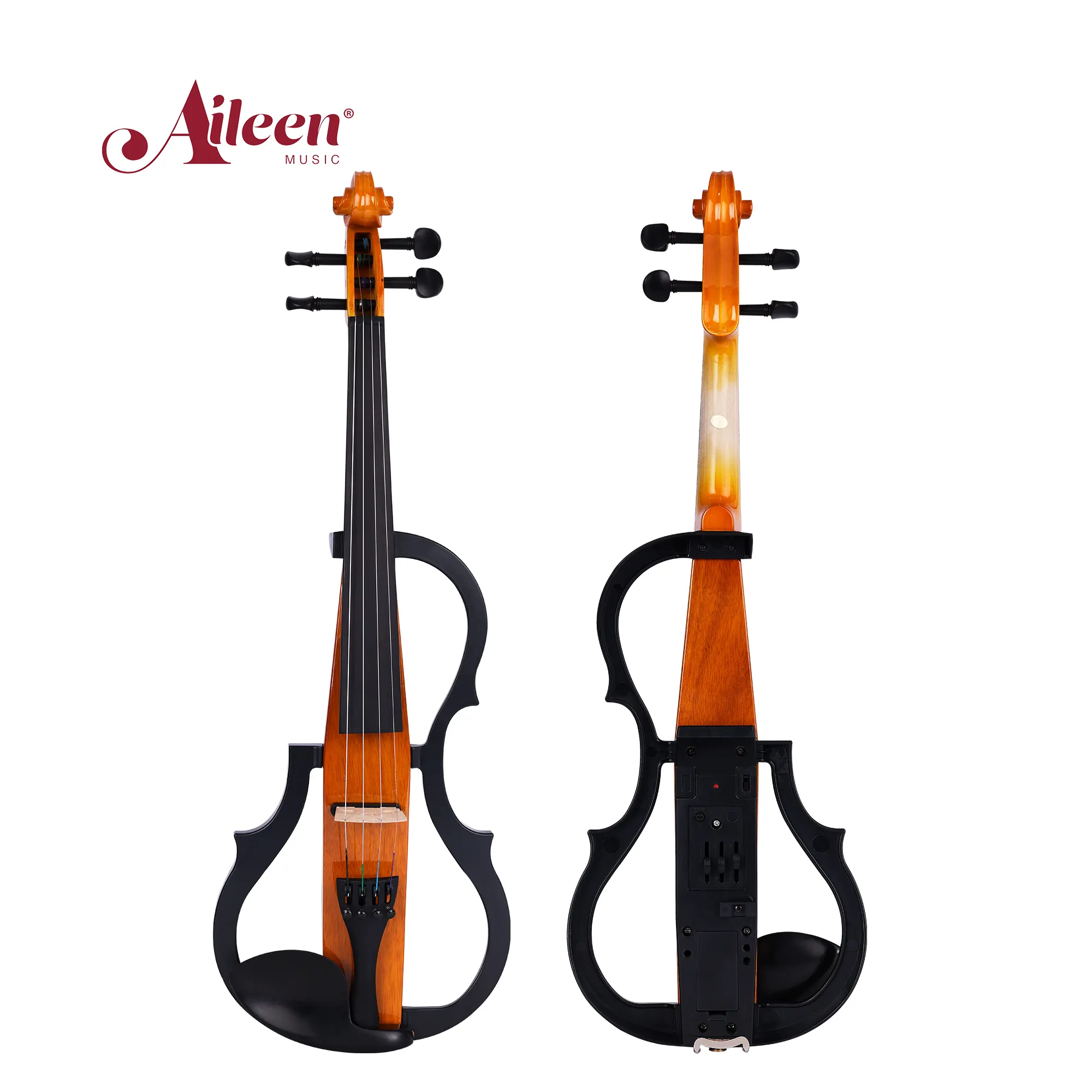 Прочная электрическая скрипка Okoume 4/4 с электронным выходом EQ (VE120P)