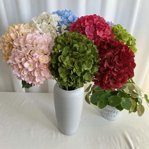 Flores Artificiales <span class=keywords><strong>de</strong></span> <span class=keywords><strong>Hortensia</strong></span> para Boda, Lavables, Duraderas, <span class=keywords><strong>de</strong></span> Tela Esmerilada, Accesorios <span class=keywords><strong>de</strong></span> Fotografía y Adornos, Plantas Verdes - Product Image 2