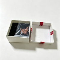 Boîte cadeau pour bijoux et bougies avec bagues et bracelets, en carton recyclable, avec option de cadre photo et portefeuille, estampillée