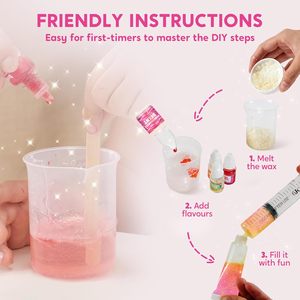 Kit per la creazione di balsamo per le labbra per bambini crea il tuo balsamo per le labbra e Set di Gloss per il trucco fai da te presente per il Kit scientifico per ragazze - Product Image 4
