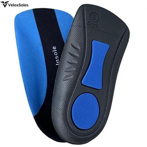 Semelles orthopédiques à soutien de la voûte plantaire 3/4 de longueur pour la fasciite plantaire Soulagement de la douleur au talon Semelles orthopédiques en EVA sur mesure pour hommes et femmes - Product Image 1