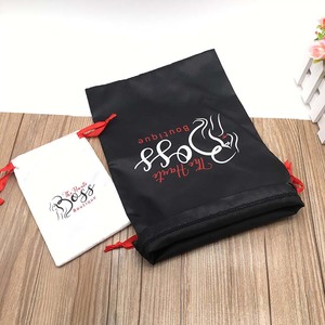 Cordon <span class=keywords><strong>velours</strong></span> satin doublure sacs extensions de cheveux faisceaux doublure en satin pochette de lunettes de soleil - Product Image 5