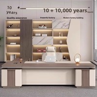 Bureau de direction en L LBZ-163X avec tiroir, design moderne et minimaliste, mobilier de bureau de luxe haut de gamme pour jeunes professionnels