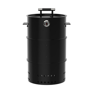 18-Inch Vertical Smokehouse Three Layer Detachable Charcoal Smoker Commercial Outdoor BBQ Grill - Product Image 2