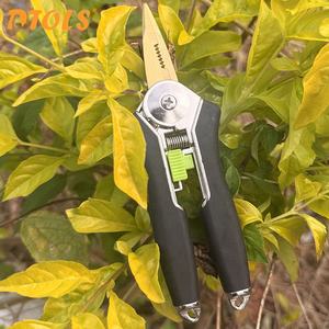 Tijeras de Podar de Jardín con Hoja Recta y Dentada - Tijeras Florales de Precisión para Plantas y Bonsáis - Product Image 5