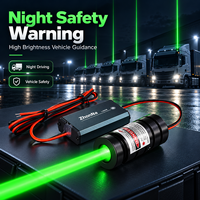 Feux d'avertissement laser rouge, vert et bleu ZhonNa à haute luminosité pour la conduite nocturne, pièces d'instrument d'analyse et de détection de sécurité des véhicules