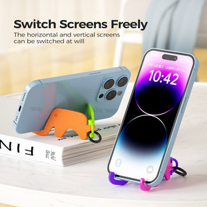 Hình con voi điện thoại di động khung máy tính để bàn sáng tạo phim hoạt hình lười biếng gấp điện thoại di động đứng điện thoại di động chủ - Product Image 4