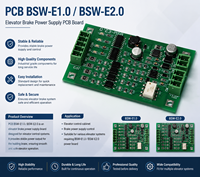 Carte de circuit imprimé (PCB) BSW-E1.0 BSW-E2.0 pour alimentation de frein d'ascenseur, module de contrôle de sécurité, pièces de rechange pour ascenseur