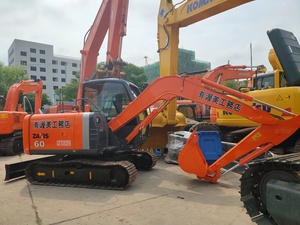Mini-excavatrice hydraulique d'occasion Hitachi ZX60 de 6 tonnes, haute qualité, faible nombre d'heures de travail, pour usage agricole et domestique - Product Image 4