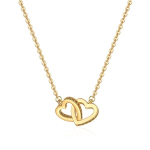 Colliers pendentifs en acier inoxydable plaqué or anti-ternissement personnalisés en gros pour femmes, style classique, commandes en gros - Product Image 3