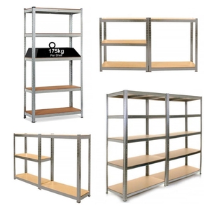 Thời trang boltless kệ kim loại màu đen hiển thị Kệ kệ 3 4 5 lớp thép Kệ hơi kim loại kệ đơn vị - Product Image 1