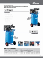 Compresseurs d'air industriels avancés à entraînement par courroie, 3HP, 10 bars, réservoir vertical de 150L, pompe en fonte CE, pour l'entretien automobile