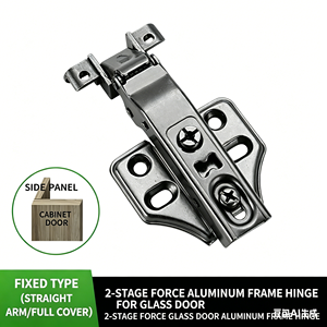 Bisagra Hidráulica Fija Tradicional <span class=keywords><strong>YOUDO</strong></span> de Alta Calidad, Herraje para Muebles de Aleación de Zinc para Puertas de Armarios de Dormitorio, Hogar y Oficina 105 - Product Image 3