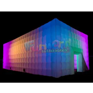 Inflatable tent with led light blow up advertising wigwam wholesale inflatable lighting tent