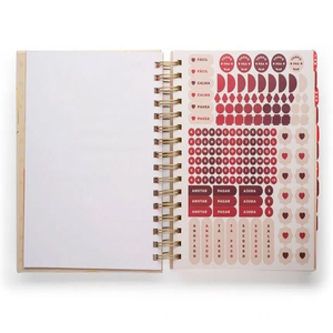 Colmi — Journal personnel <span class=keywords><strong>de</strong></span> perte <span class=keywords><strong>de</strong></span> poids, auto-blanchiment, imprimé Floral, quotidien, planificateur Yogi pour femmes - Product Image 4