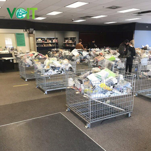 Voit thép tùy chỉnh lưới Stackable kim loại công nghiệp Heavy Duty kho dây giỏ - Product Image 4