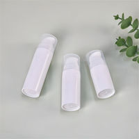 Bouteille pompe sans air personnalisée 5ml 10ml 15ml Bouteille cosmétique vide en plastique Nouveau design Bouteille pompe de lotion sans air