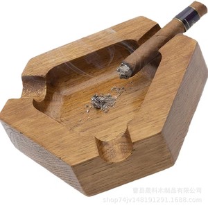 Cenicero de madera hexagonal para cigarros, para uso en escritorio y al aire libre - Product Image 4