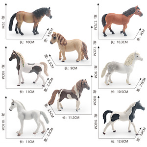 Meilleur vendeur PVC simulé modèle d'étalon animal sauvage jouets pintes arabes cheval gallois poneys islandais jouets décoratifs jouets animaux - Product Image 6