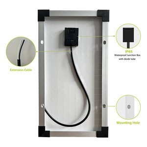 Mô-đun quang điện đơn tinh thể 10W 20W 30W <span class=keywords><strong>40W</strong></span> 50W Bảng điều khiển năng lượng mặt trời nhỏ bảng điều khiển năng lượng mặt trời kính phía trước mẫu miễn phí - Product Image 2