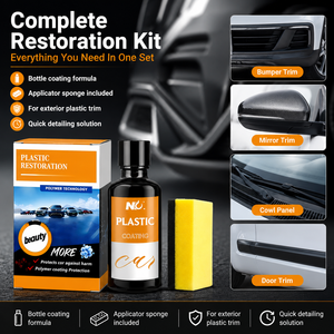 Kit de Restauration Plastique pour Habillage de Voiture, Protecteur de Pare-chocs Extérieur Noir, Rénovateur OEM, Marque Privée, Usine - Product Image 6