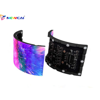 Écrans modulaires TOPvision Led matrix, écran publicitaire cylindrique, écran LED d'intérieur, panneaux d'affichage LED flexibles