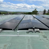 Système de montage solaire lesté pour toit plat, installation rapide, orientation est-ouest, EmperySolar EPR-BM02